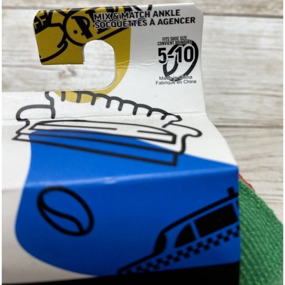 Friends TV Show Ankle Socks - 3 pack - NWT, Size O/S, Mix and Match Ankle Sock P - Picture 8 of 8